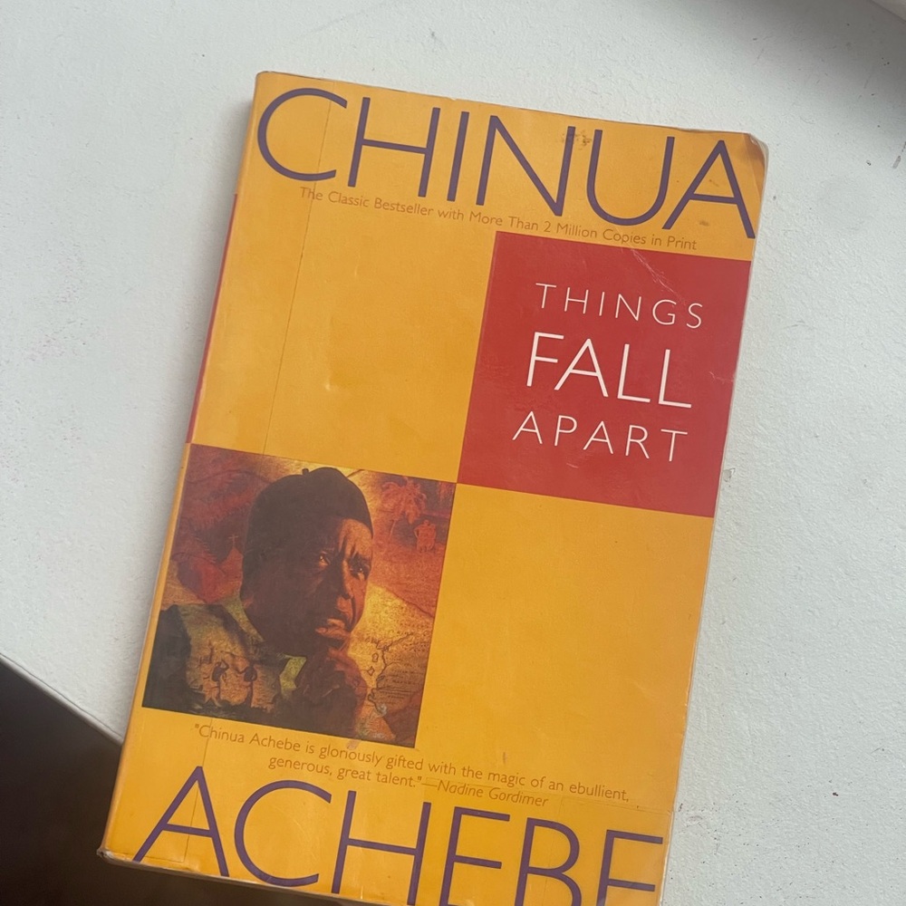 'Things Fall Apart' Book - Yellow Cover